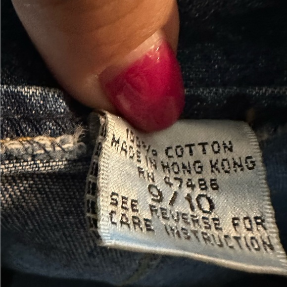 ♠️BLACK FRIDAY SALE!♠️ Vintage S.C. Surplus Denim Button Down Skirt size 9/10 - Picture 5 of 7